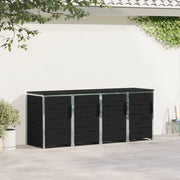 Stoccaggio contenitore a ruote Nero 276 x 77,5 x 112,5 cm 3422239