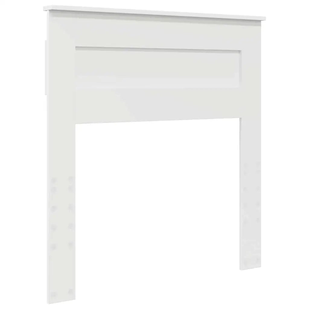 Testiera-Testata-Testiera Decorativa Bianco 75 cm Legno multistrato 751324