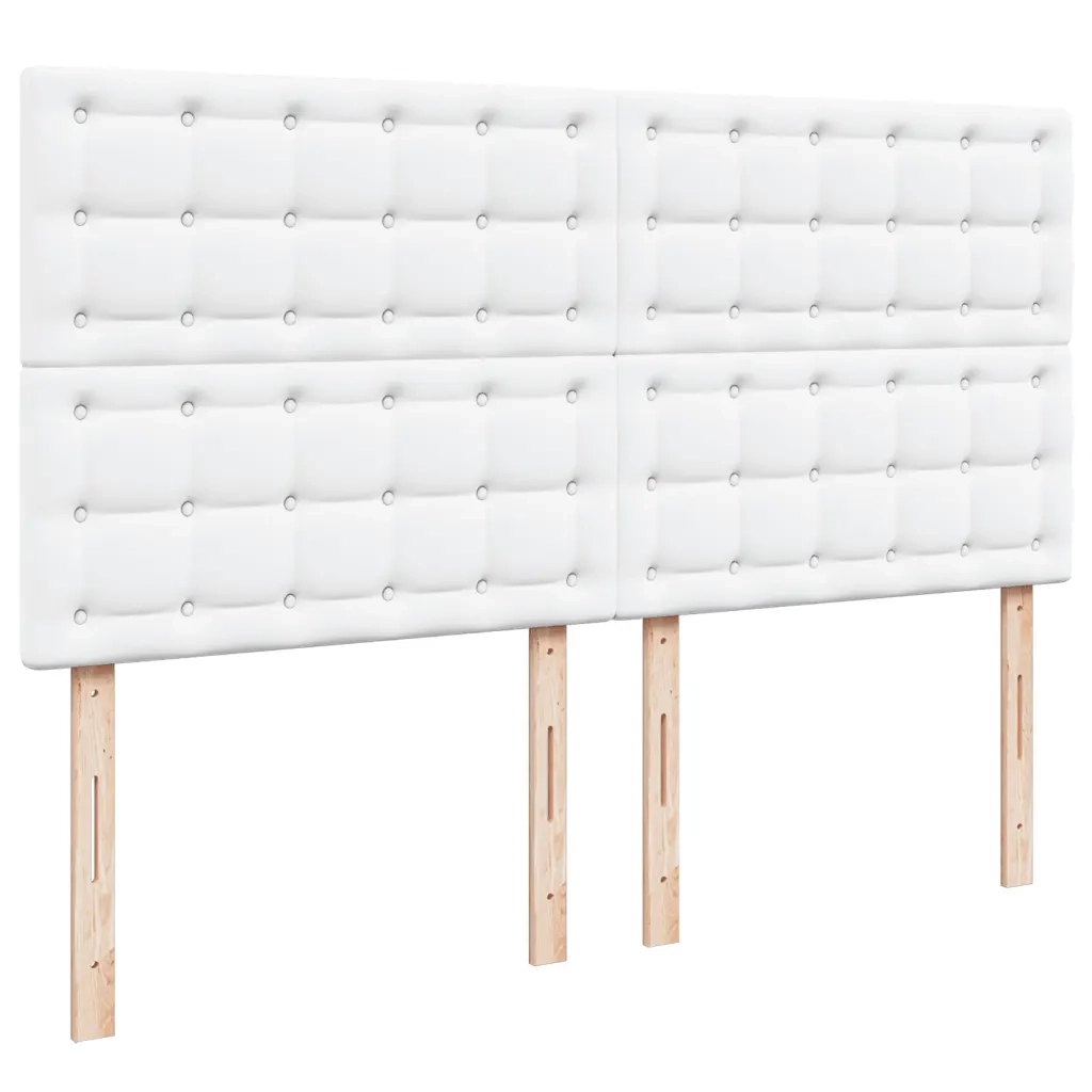 Giroletto a Molle con Materasso Bianco 200x200cm in Similpelle 3290737