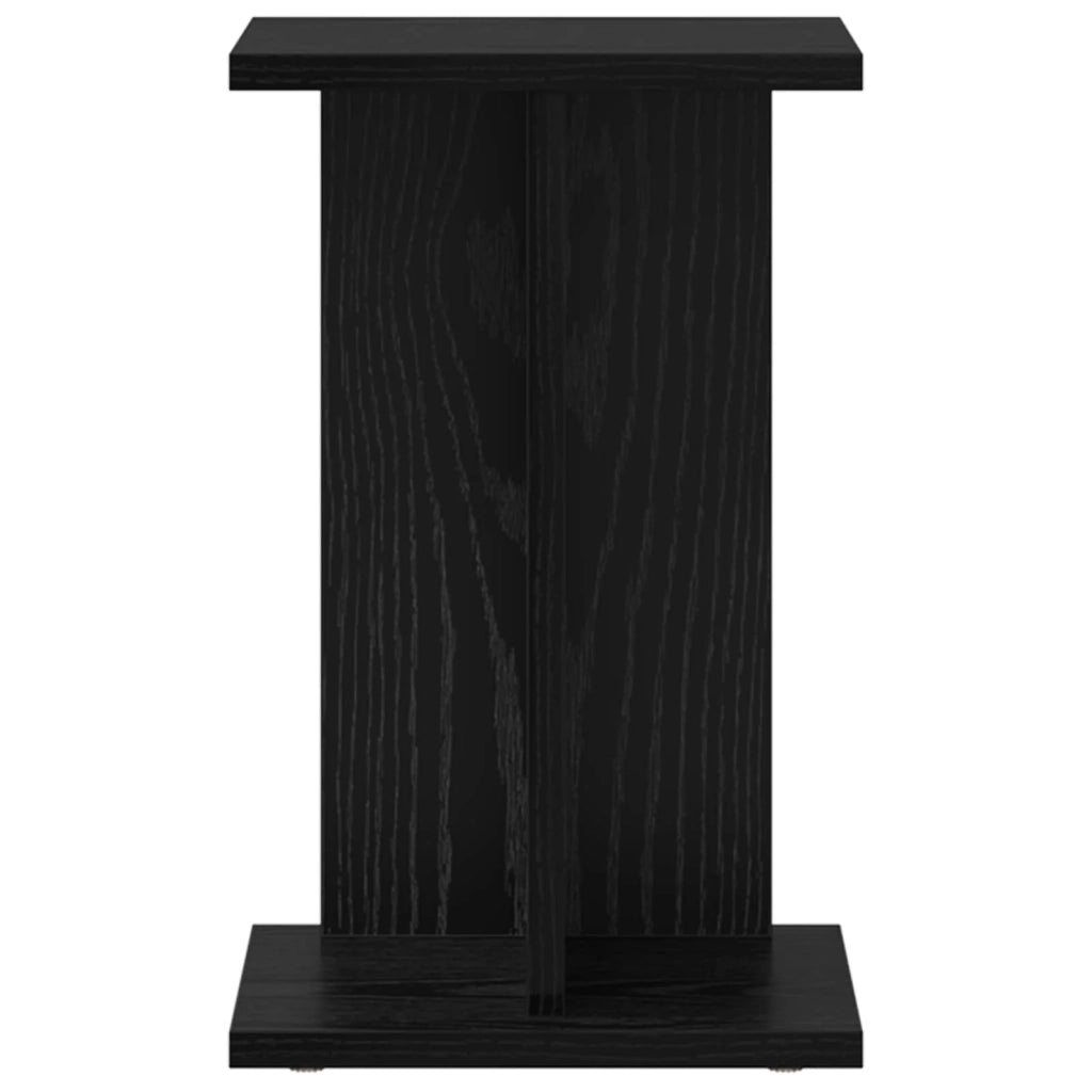 Supporto per piante Rovere Nero 25 x 25,5 x 40,5 cm 899676
