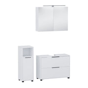 Vicco Set di mobili da bagno Bianco 3 parti
