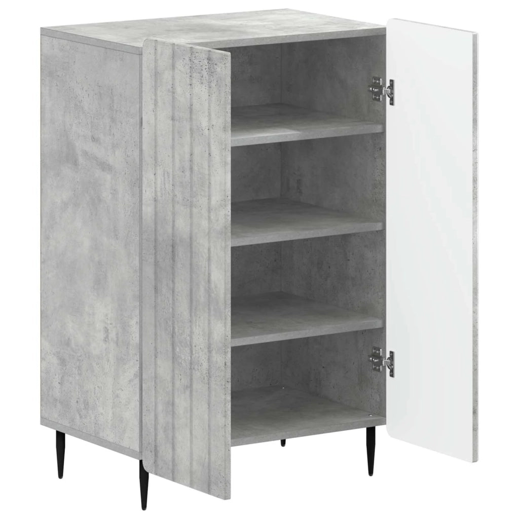 Mobile per scarpe ZWOLLE 59,5 x 39,5 x 91,5 cm Grigio Cemento 896428