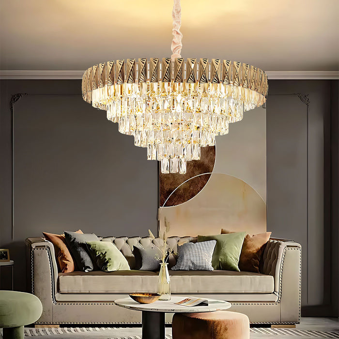 Lampada Cristal G061-cp 80cm Gold