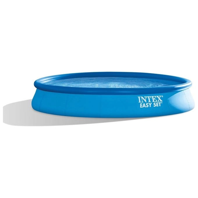 Intex 28158NP Piscina Fuori Terra Easy Set Rotonda Pompa Filtro 2006 L-h 9729 L PVC Azzurro 457x84 cm 457x84 cm Con Pompa Filtro