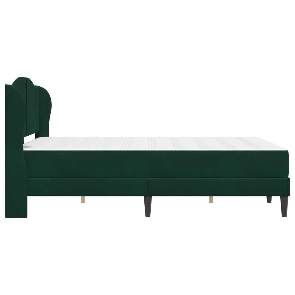 Struttura del letto Verde Scuro 120 x 200 cm Velluto