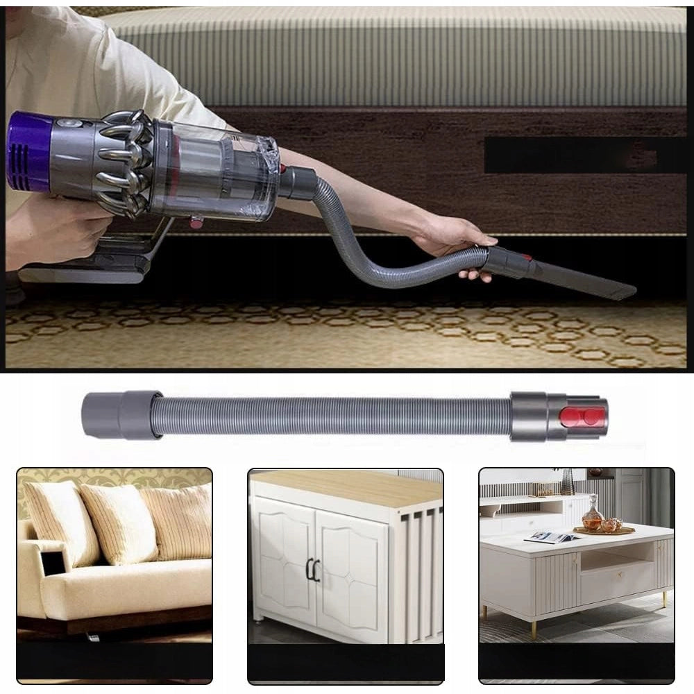 Spazzola per Polvere con Prolunga Flessibile 157cm – Compatibile con Aspirapolvere Dyson V7 V8 V10 V11 V15 GEN5