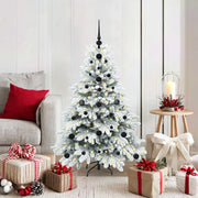 Albero di Natale artificiale con 150 LED Bianco 120 cm PE e PVC 3397589