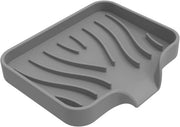Sacchetto di sapone con scarico - Contenitore di sapone in silicone per la doccia - Grigio