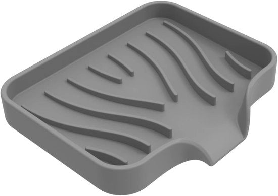 Sacchetto di sapone con scarico - Contenitore di sapone in silicone per la doccia - Grigio