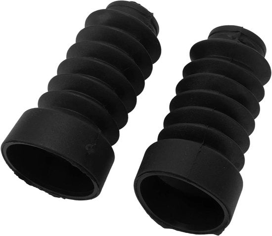 Fendine Acqua Resistenti Paio di Coperture di Dämpening per Motocicli - Nero - Estremità di Guida.