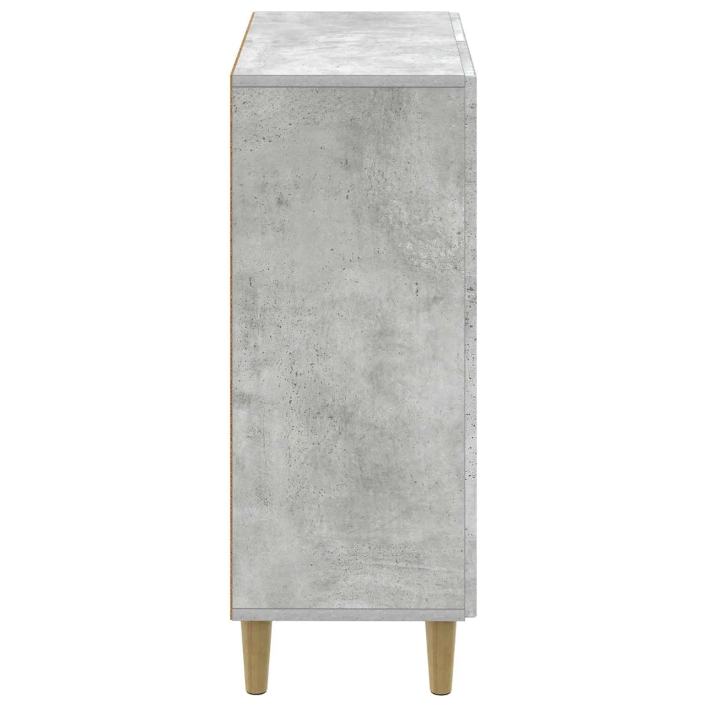Mobiletto da Bagno DELFT Grigio Cemento 59,5 x 31 x 80 cm 897058