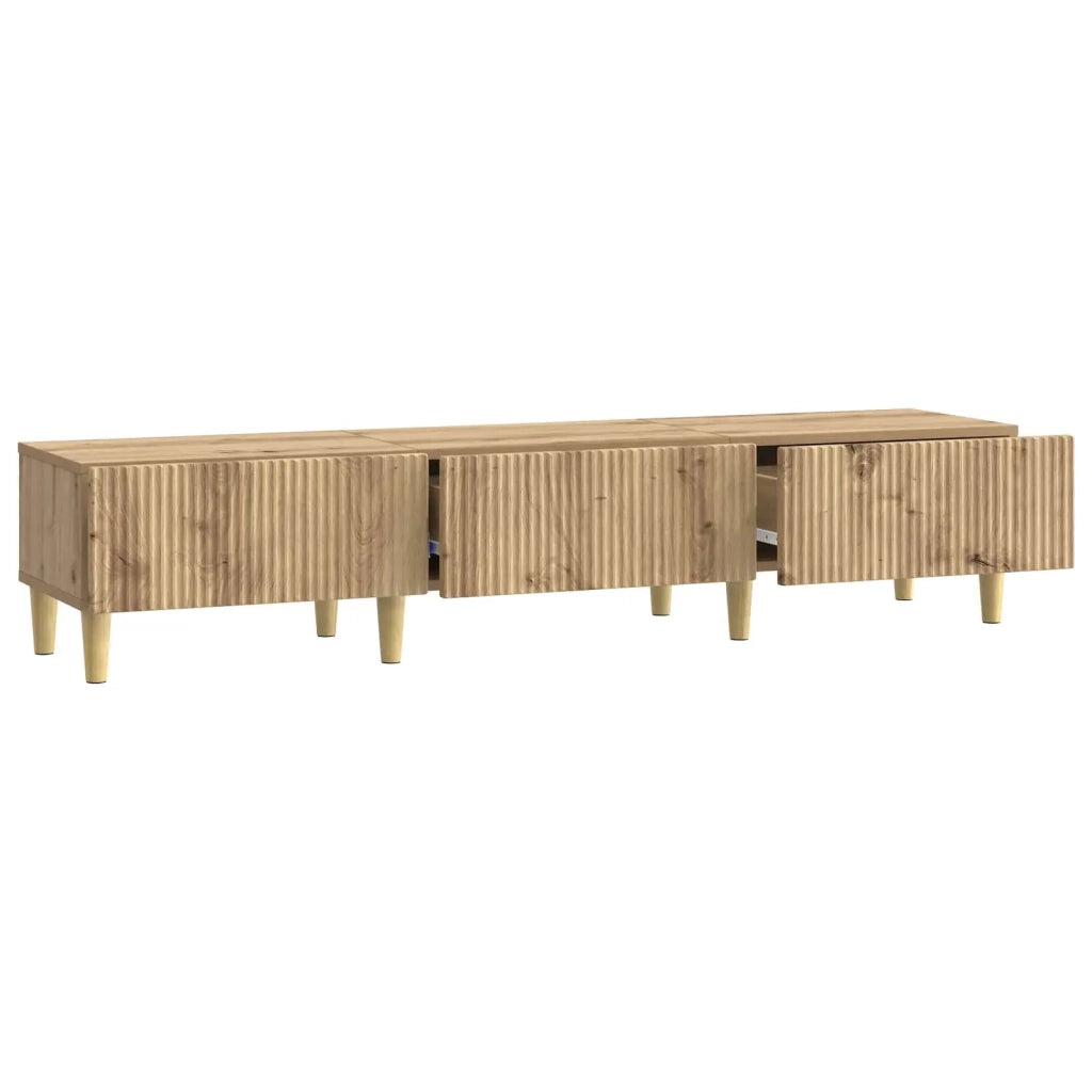 Mobile TV con cassetto Rovere Artigianale 147 x 34,5 x 30 cm 894714