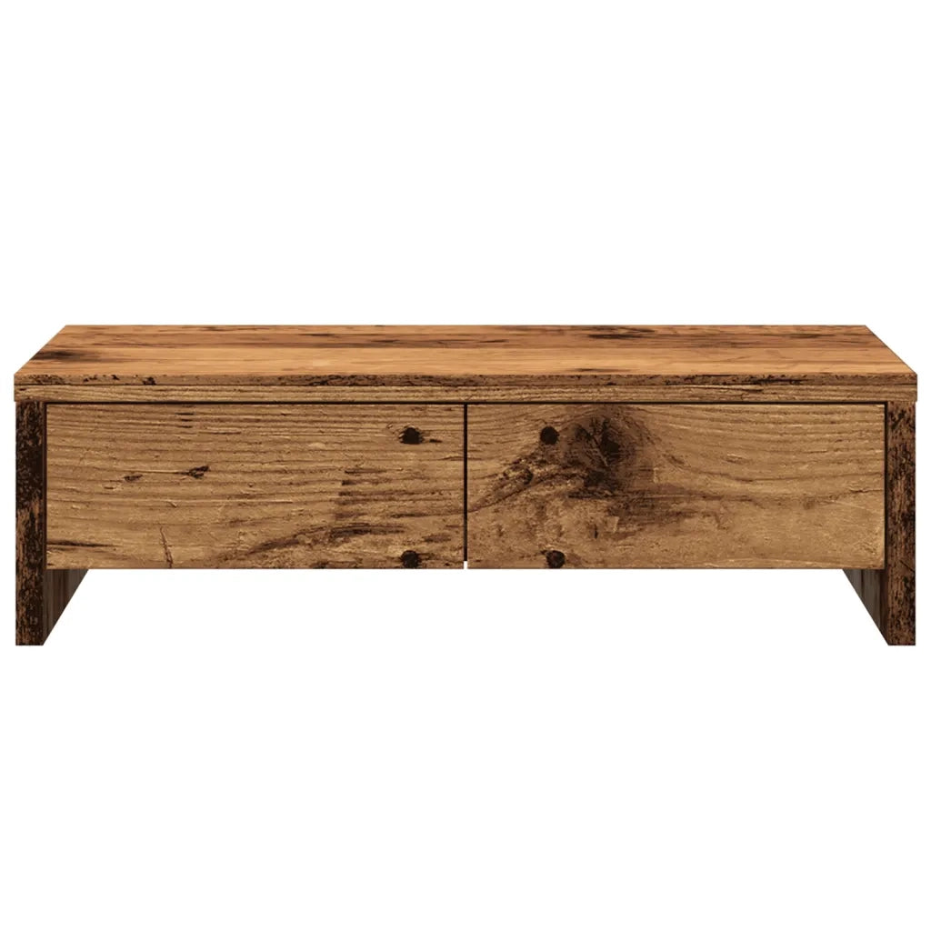 Supporto Monitor con Cassetti Legno 50x27x15 cm in Truciolato 854668