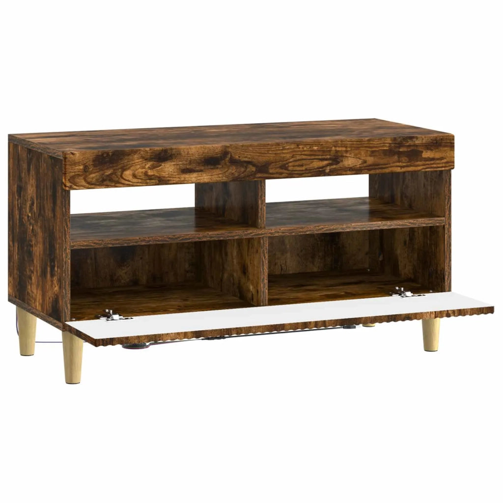 Mobile TV LED Rovere Fumo Legno ingegnerizzato 896780