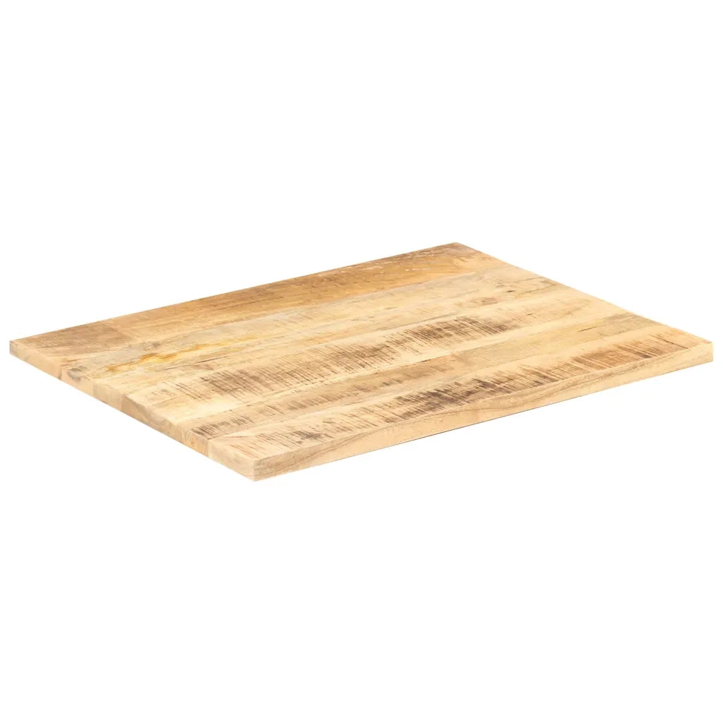Piano Tavolo in Legno Massello di Mango 25-27 mm 80x60 cm cod mxl 55513