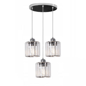 Lampada Da Soffitto Cristallo Argento APP510-3CPR