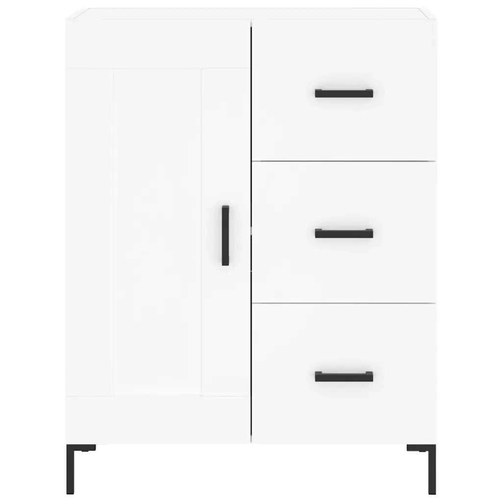 Credenza Bianca 69,5x34x180 cm in Legno Multistrato 3198657