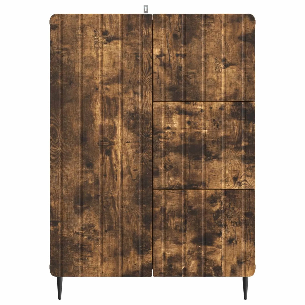 Credenza Rovere Fumo 66 x 34,5 x 91,5 cm Legno ingegnerizzato