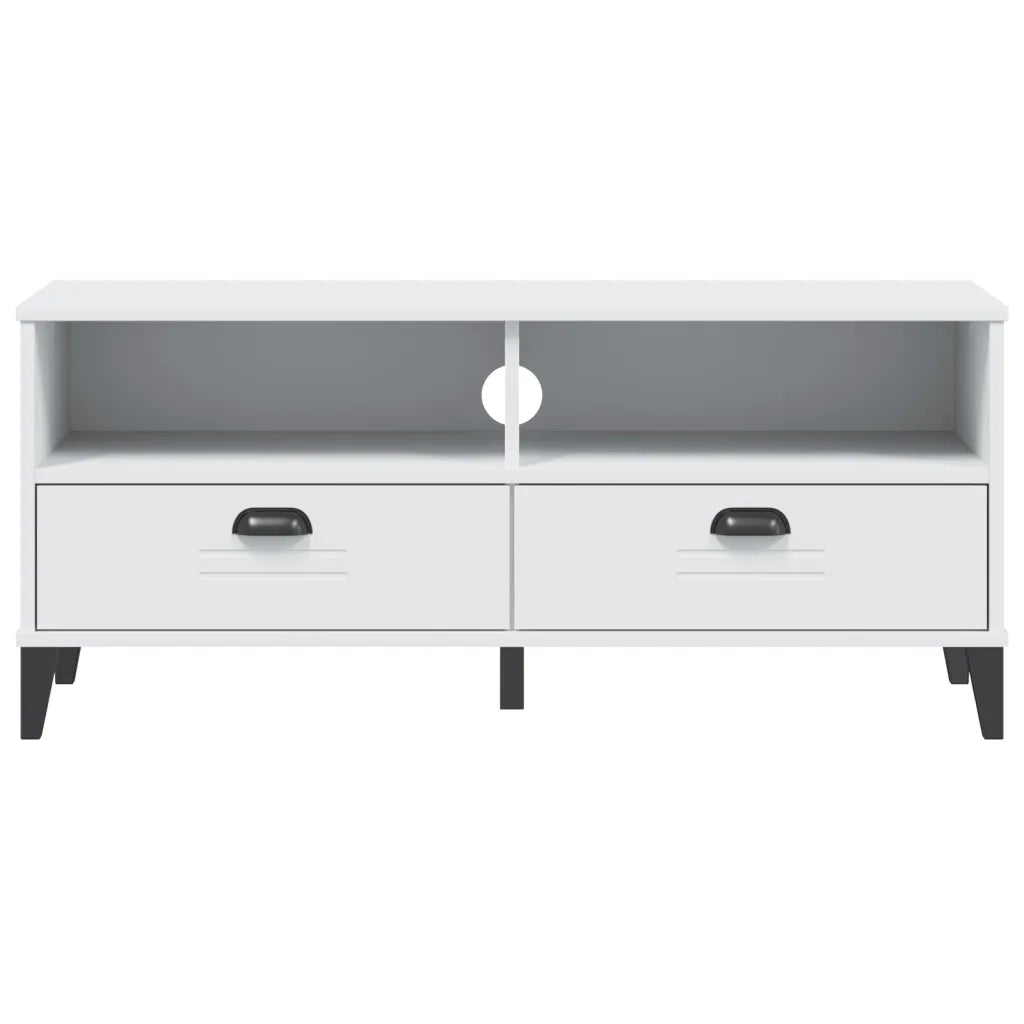 Mobile TV-Credenza per TV-Console TV VIKEN Bianco in Legno Multistrato