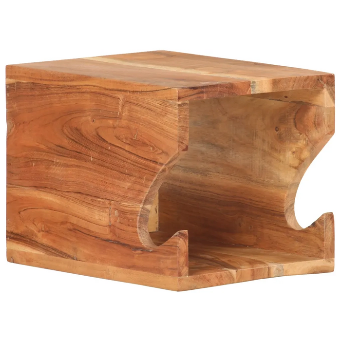 Supporto Bicicletta da Parete 35x25x25 cm in Legno di Acacia cod mxl 63059