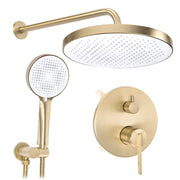 Set Doccia Da Incasso Rea Grace Brush Gold + Box