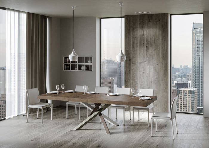 Tavolo Allungabile 140/244x90x77 cm Volantis Premium Noce