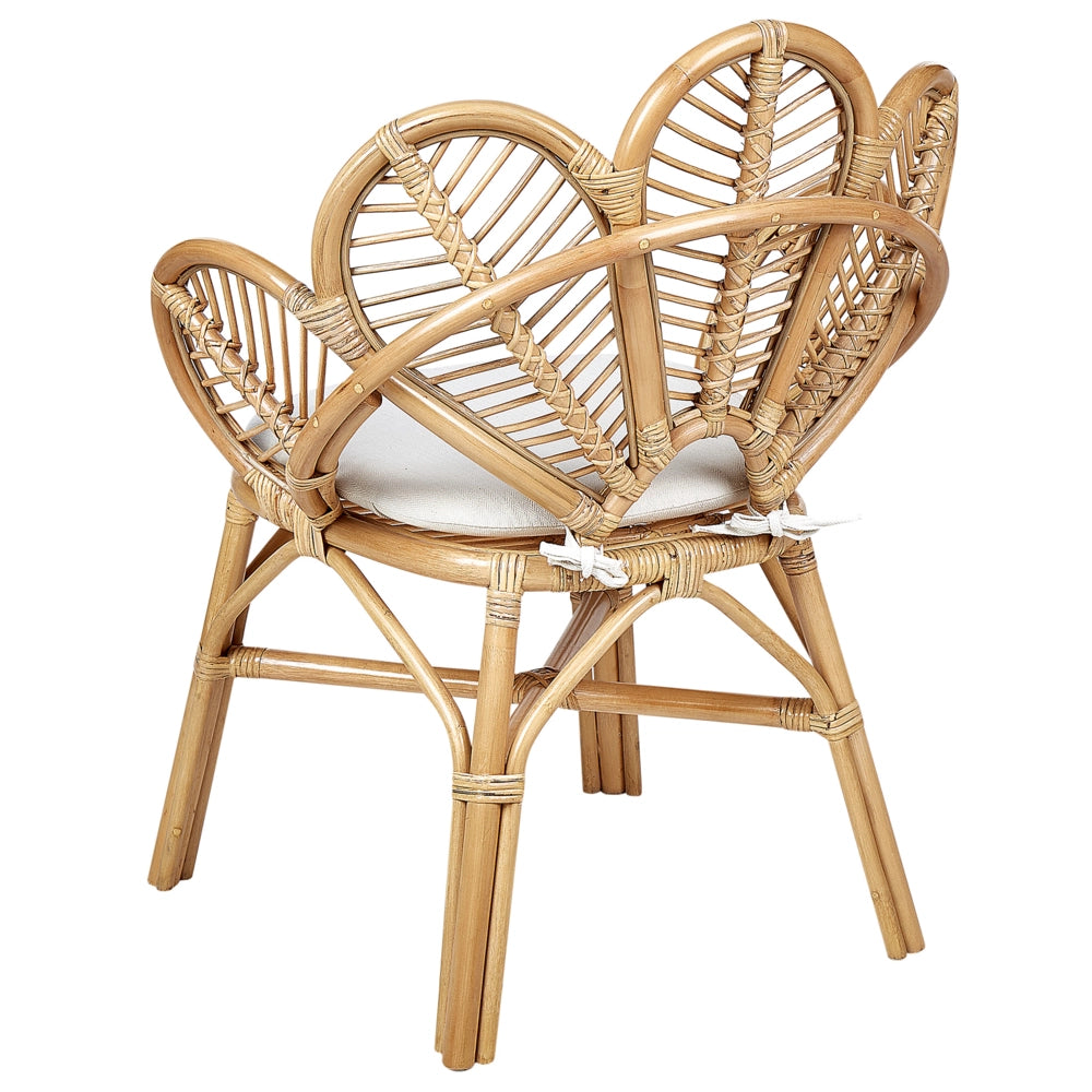 Sedia pavone sedia in cotone rattan giardino esterno interno boho