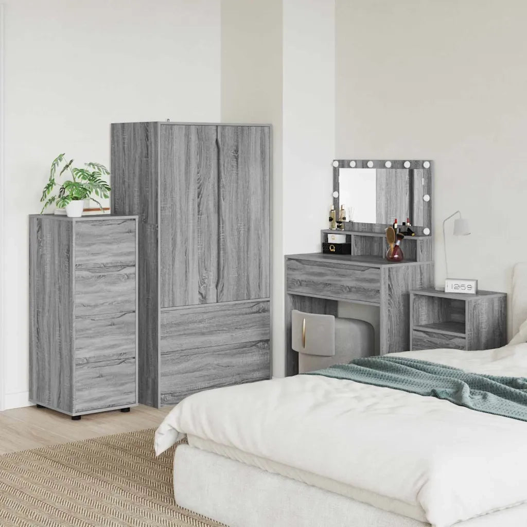 Armadio Grigio Sonoma 40 x 48 x 105 cm Legno multistrato