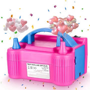 Pompa per palloni elettrica da 600 W - Modalità automatica/semiautomatica - Doppio beccuccio aspirante - Apparecchio portatile per gonfiare palloni per feste, matrimoni, compleanni e decorazioni per festival.