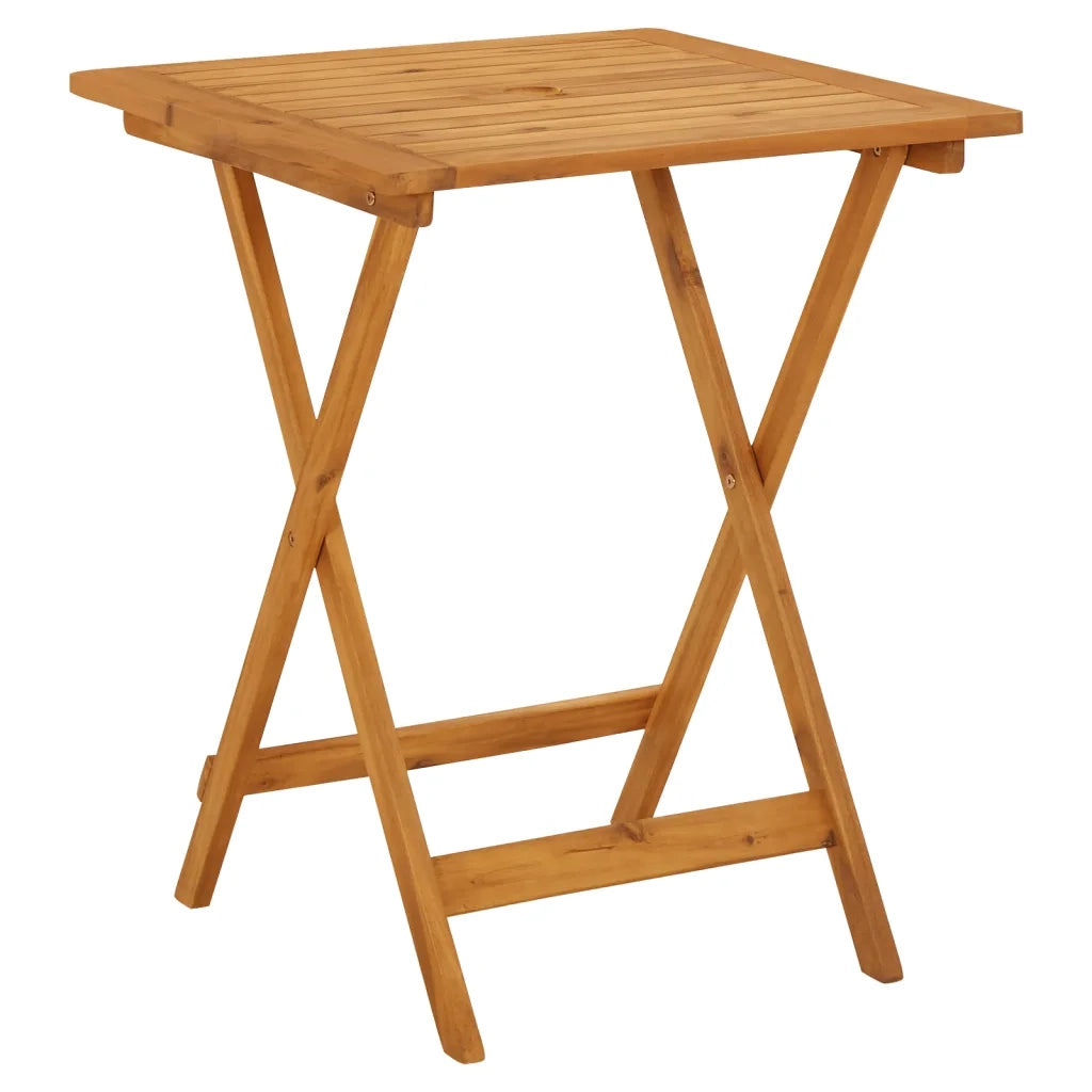 Set da Bistrot 3pz Bianco Crema in Tessuto e Legno Massello 3281760