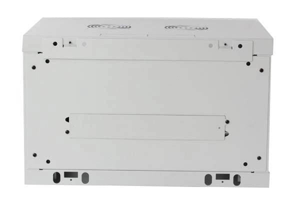 Armadio Rack 19'' a muro 12 unità sezione unica prof. 450mm Grigio