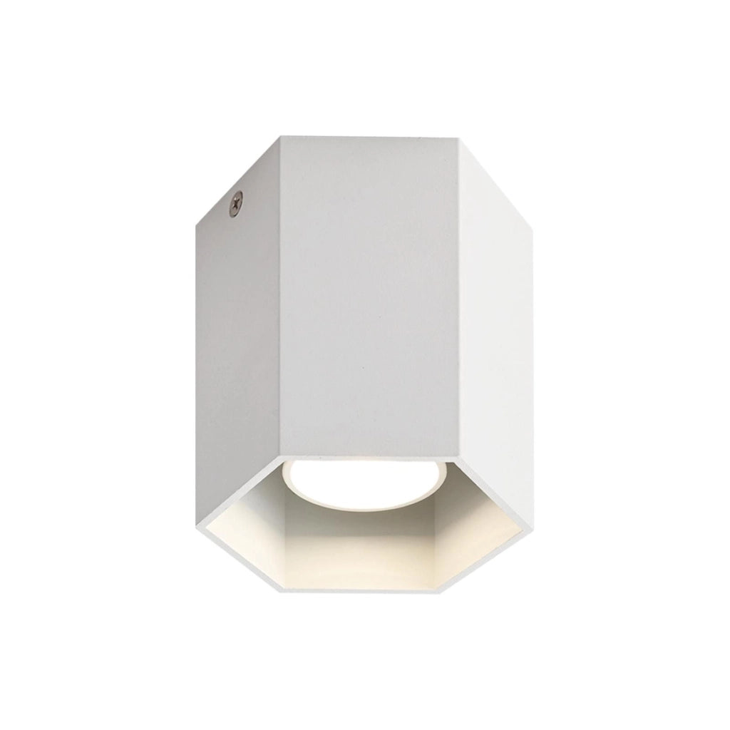 ZMH Faretto da soffitto neri forma esagono GU10 max 40W per soggiorno corridoio senza lampadina