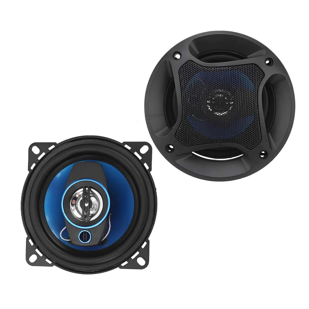 Altoparlante per auto 300W 10x10cm Magnete in ferrite Sensibilità 90dB Nero / Blu Avizar
