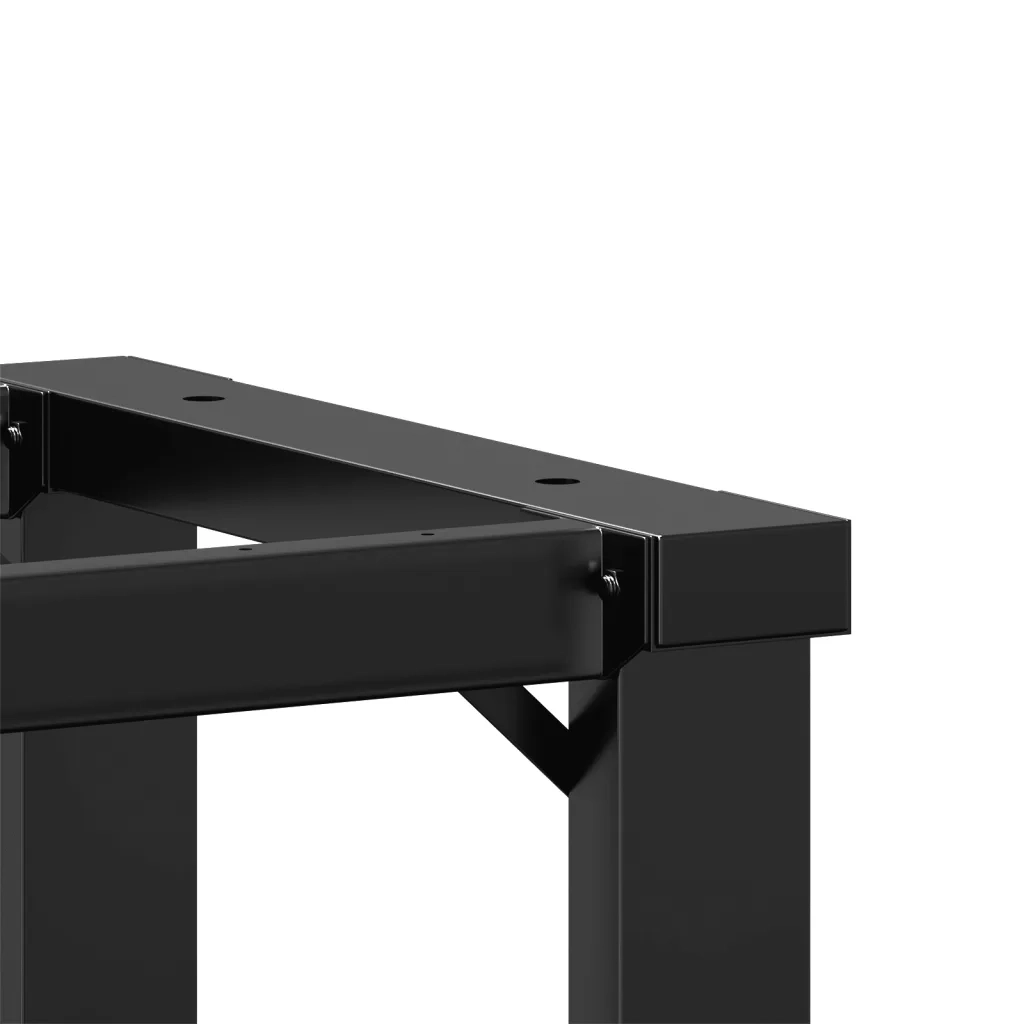 Telaio Gambe a O per Tavolo da Pranzo 40x40x73 cm in Acciaio