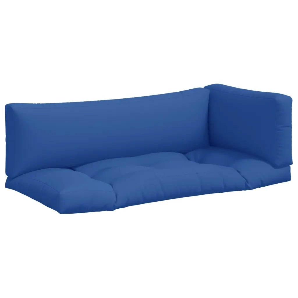 Cuscini per Pallet 3 pz | Cuscini per sedie Blu in Tessuto
