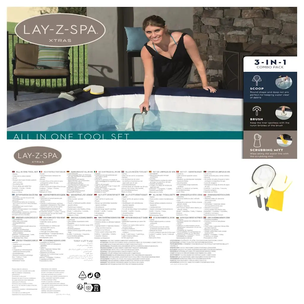 Bestway Set Strumenti Pulizia Lay-Z-Spa All in One 92894