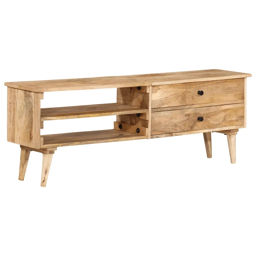Mobile Porta TV 140x30x50 cm in Legno Massello di Mango 320797