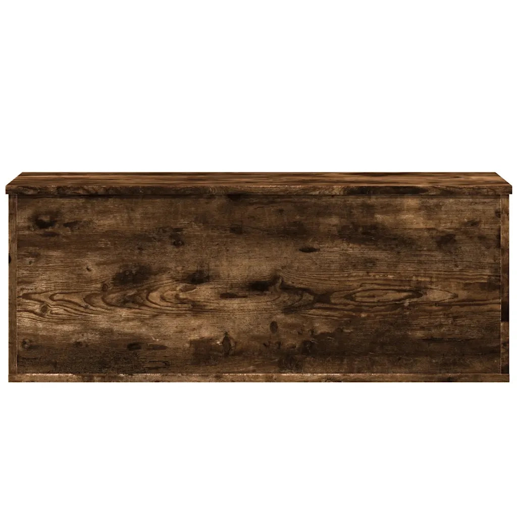 Contenitore Portaoggetti Rovere Fumo 90x35x35 cm in Truciolato 840685