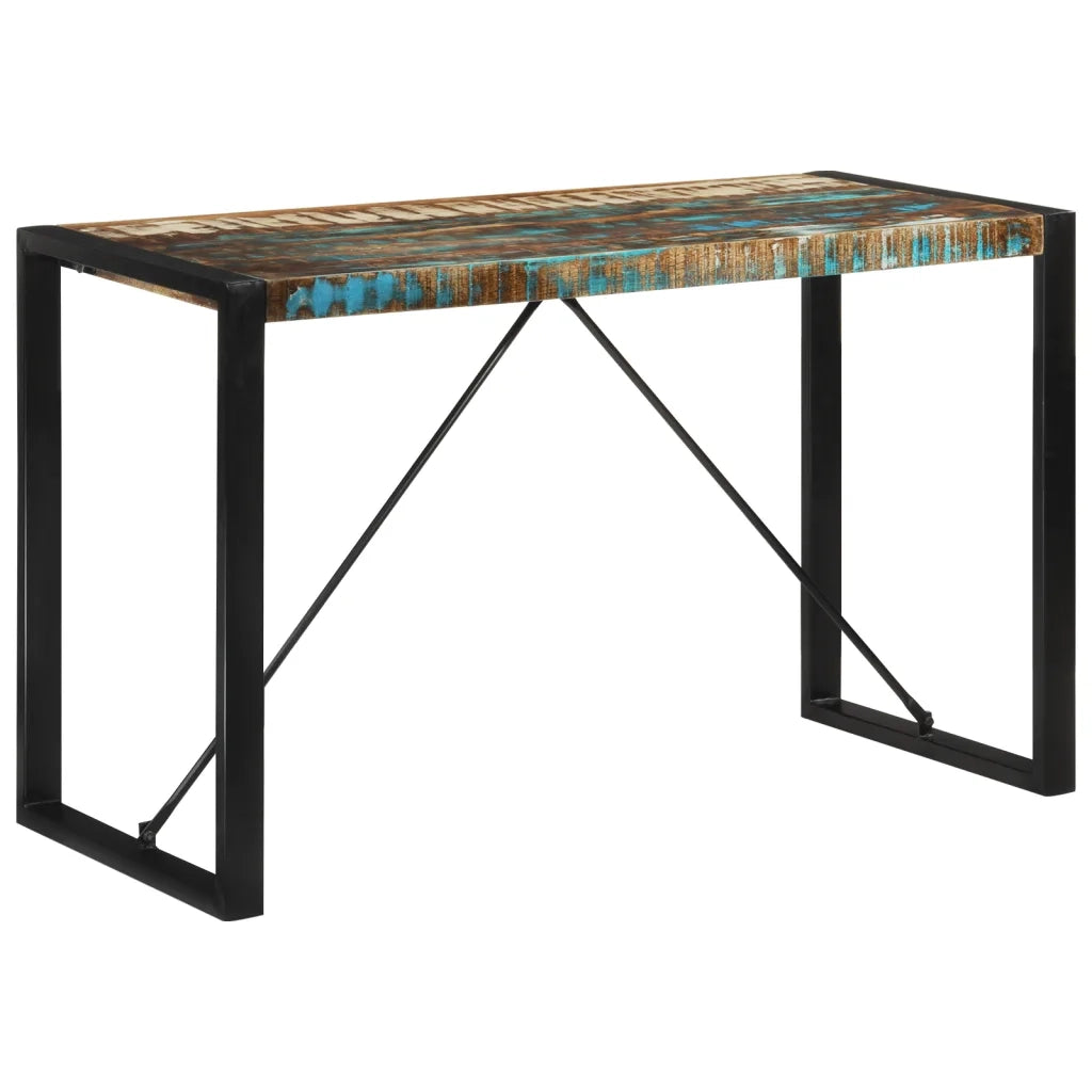 Tavolo da Pranzo 120x55x76 cm in Legno Massello di Recupero 351692