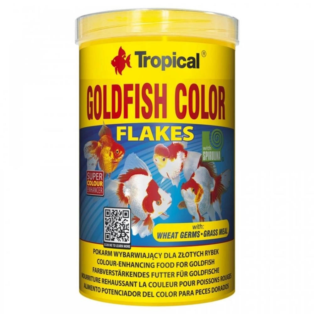 Tropical Goldfish Color - Mangime base pesci rossi e giovani carpe Formato: 1000 ml