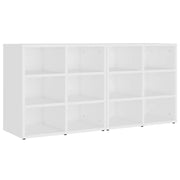 Scarpiere 2 pz Bianche 52,5x30x50 cm CFW1870485