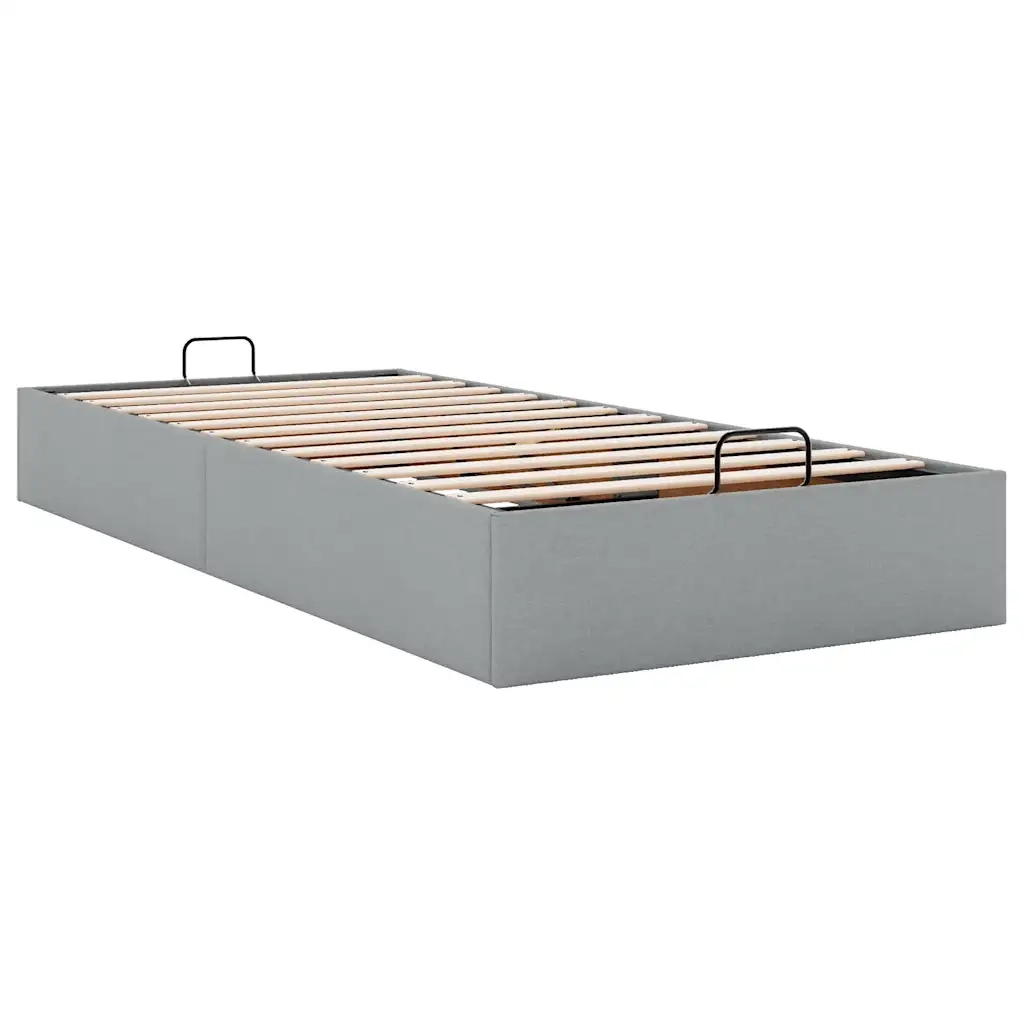 Struttura Letto Pouf senza Materasso 100x200 cm in Tessuto