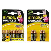 PILA MINISTILO 'MN 2400' Pz 8 - 1,5 V - AAA SIMPLY- 10 blister  - DURACELL