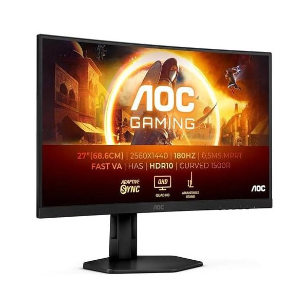 Aoc g4 cq27g4x monitor pc 68,6 cm (27") 2560 x 1440 pixel quad hd lcd nero