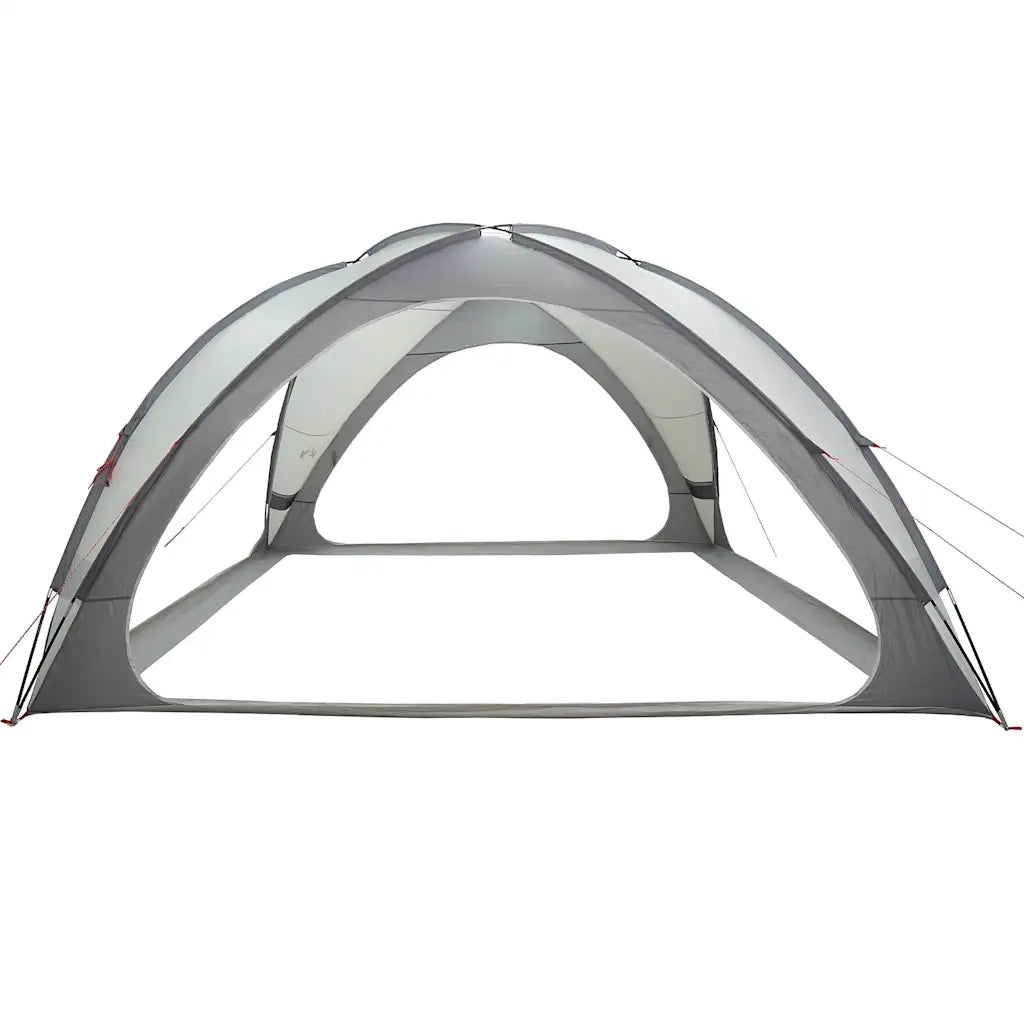 Tenda per Feste-Tenda da campeggio Grigia Impermeabile 256323