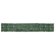 Paravento da Balcone-Pannello per balcone con Foglie Verde Scuro 500x75 cm