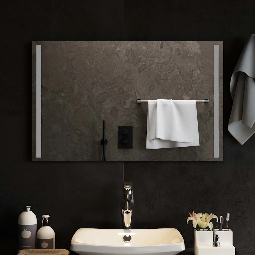 Specchio da Bagno con Luci LED 80x50 cm cod mxl 67798