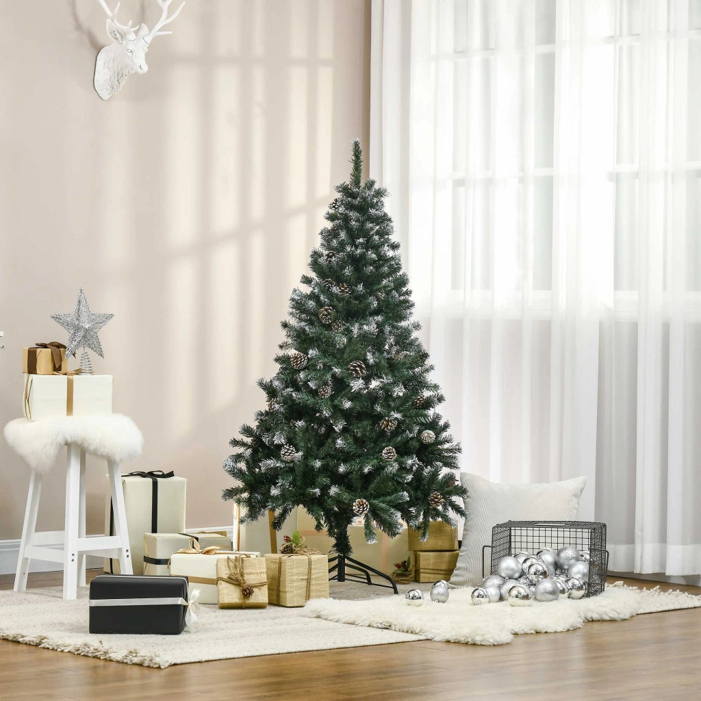 Albero di Natale Artificiale ¨C zephmum ¨C Effetto Neve, 180 cm