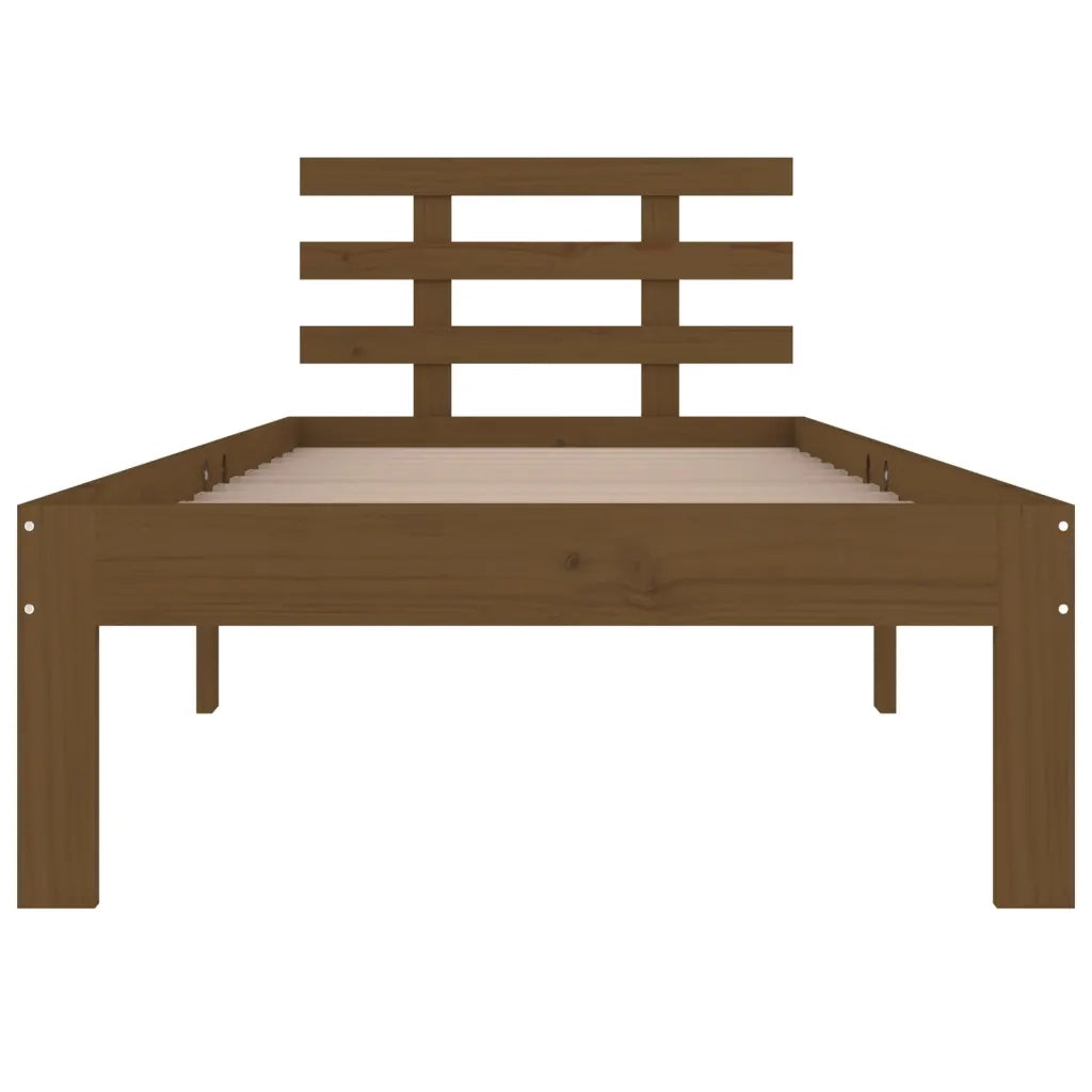 Giroletto senza Materasso Ambra in Legno Massello 100x200 cm 814747
