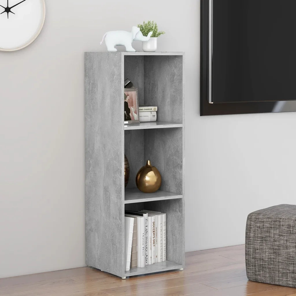 Mobile Porta TV Grigio Cemento 107x35x37 cm in Truciolato cod mxl 16669